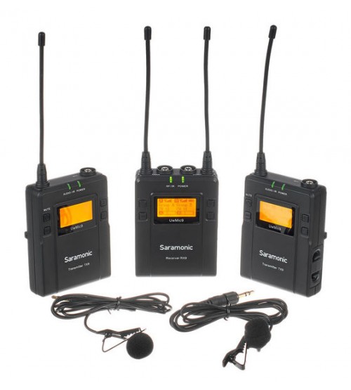 Saramonic UWMIC9s Rx9+Tx9+Tx9 Kit2 Wireless Microphone System